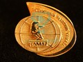 Значок из золота с логотипом КАМАZ на заказ